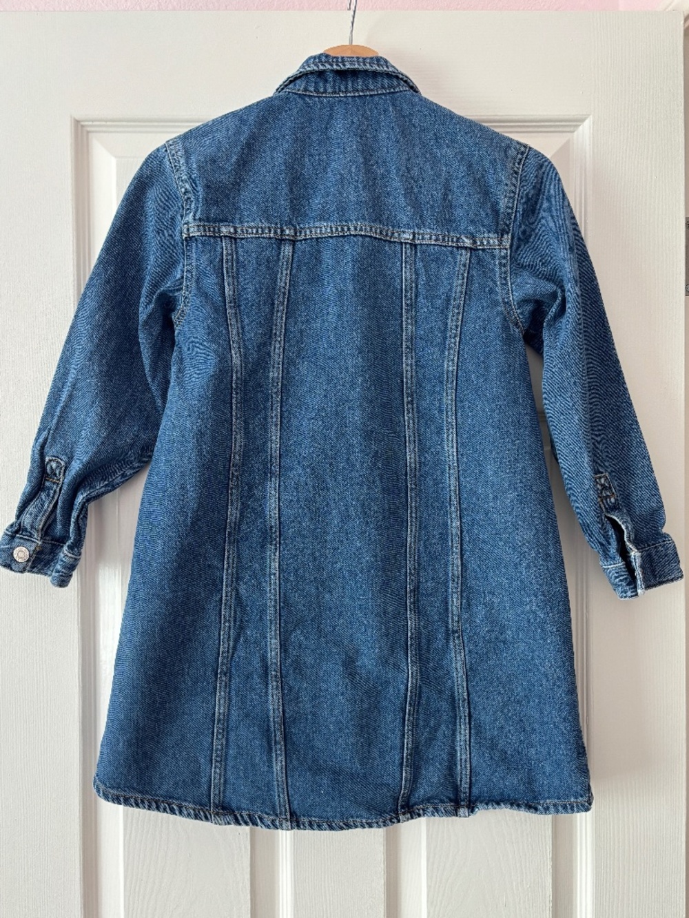 Zara Girls Denim Shirt Dress Size 10 - Picture 4 of 9